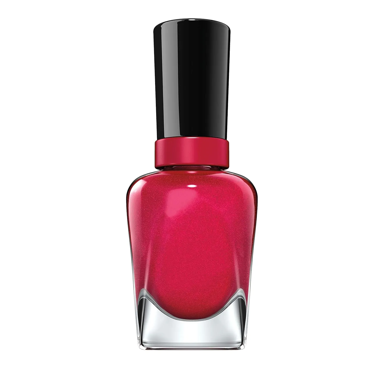 Sally Hansen Miracle Gel™, Bordeaux Glow and Shiny Top Coat Duo, Long Lasting, Gel-Like Formula, No UV Lamp Needed, Nail Polish Duo