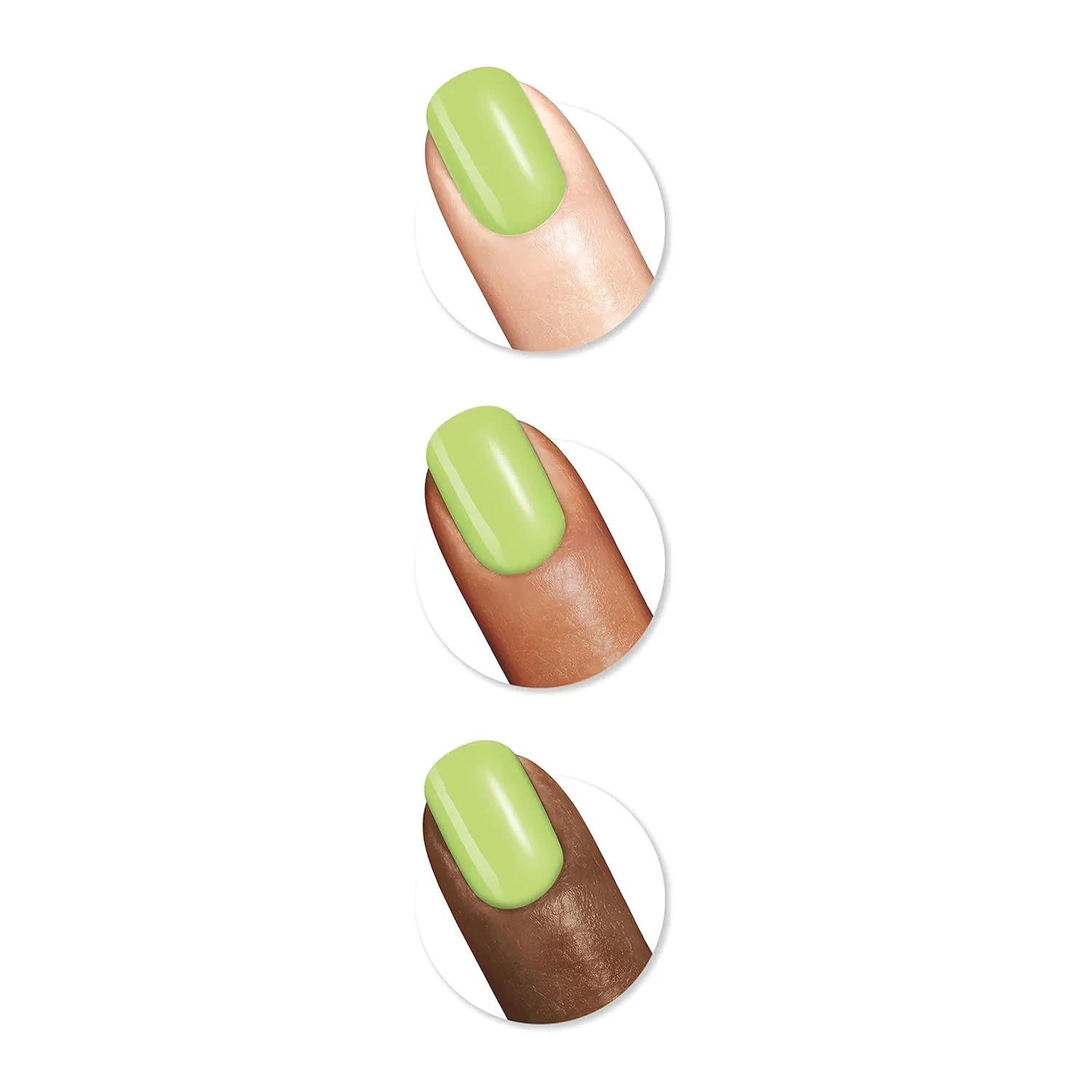 Sally Hansen Miracle Gel™, Electri-Lime, Long Lasting, Gel-Like Formula, No UV Lamp Needed, Green Nail Polish