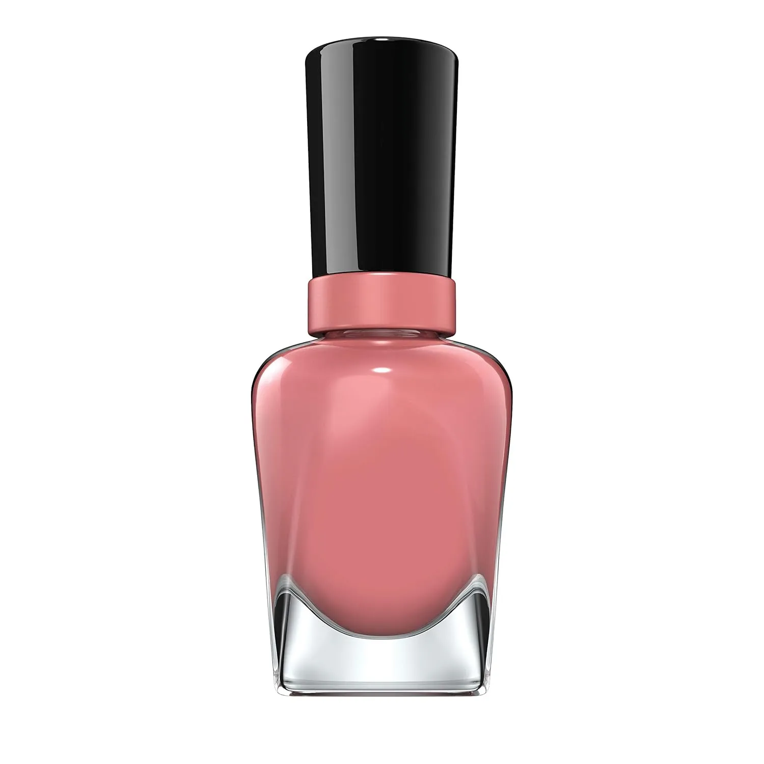 Sally Hansen Miracle Gel™, Mauve-olous and Shiny Top Coat Duo, Long Lasting, Gel-Like Formula, No UV Lamp Needed, Nail Polish Duo