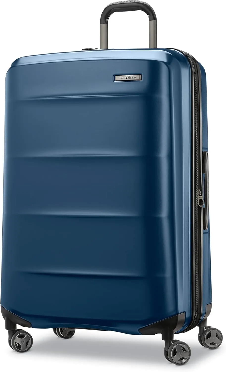 Samsonite Octiv Lightweight Hardshell 28-Inch Large Checked Luggage - Durable & Impact Resistant, 360° Aero Trac Spinner Wheels, Adjustable Telescopic Handle, Expandable, TSA Approved Lock - Blue