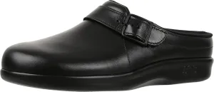 SAS Clog Comfort Slip On Women’s Shoes – Leather Upper – Textile Lining – CoolStep™ Footbed – CradleFit™ Heel Black 7 W - Wide (C)