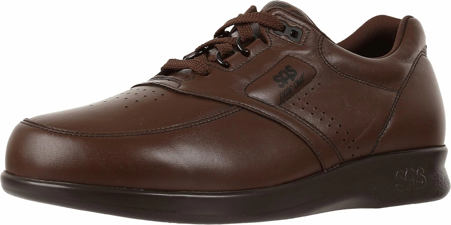 SAS Bounce - Shoes for Women - Leather Upper - Breathable Textile Lining - Cushioned and Leather-Lined Footbed