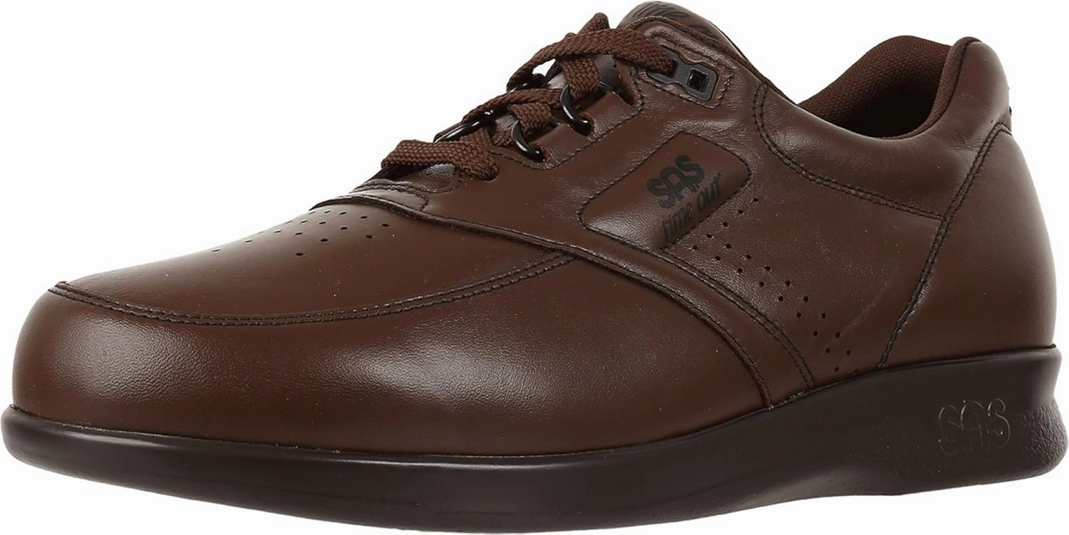 SAS Bounce - Shoes for Women - Leather Upper - Breathable Textile Lining - Cushioned and Leather-Lined Footbed