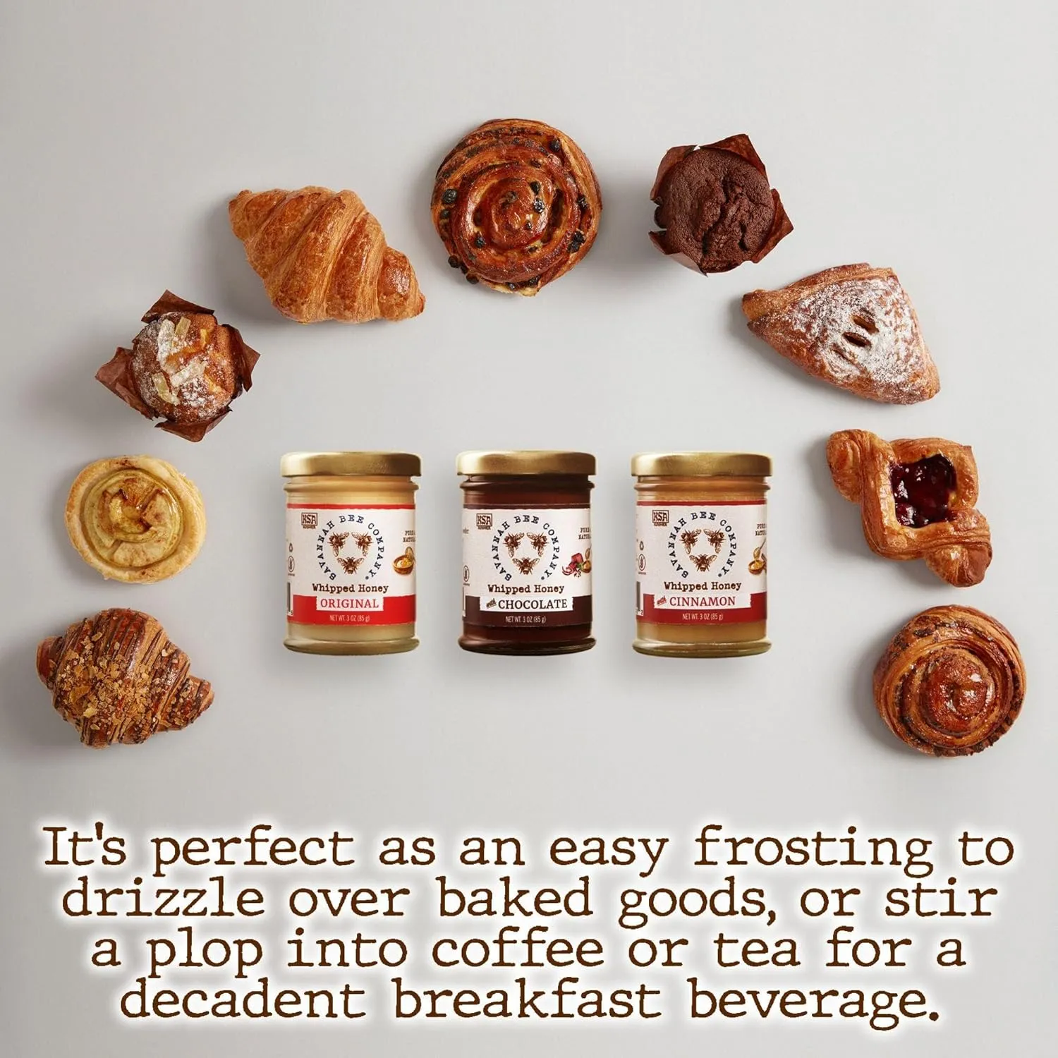 Savannah Bee Company Honey Sample Set - Whipped Honey