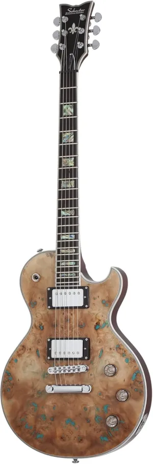 Schecter Solo-II Custom Electric Guitar - Natural Burl