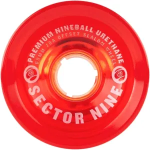 Sector 9 78A Nineball Wheels Set Red 69mm