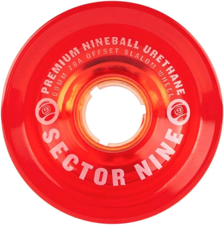 Sector 9 78A Nineball Wheels Set Red 69mm