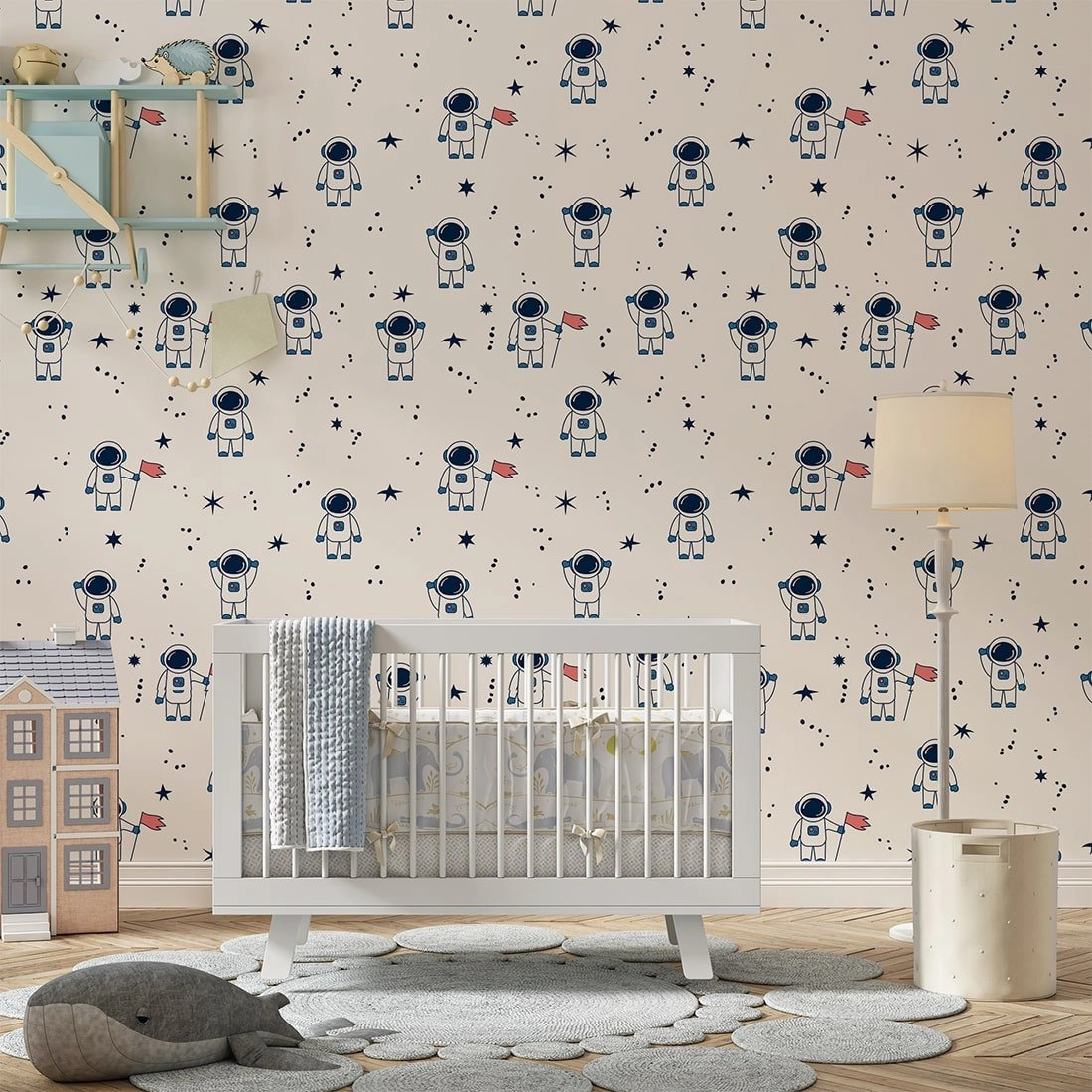 Self Adhesive Robot Wallpaper For Kids bedroom.(Kids_WP41)