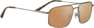 Serengeti - Wayne Square Metal Sunglasses, Polarized, Men and Women, Made in Italy