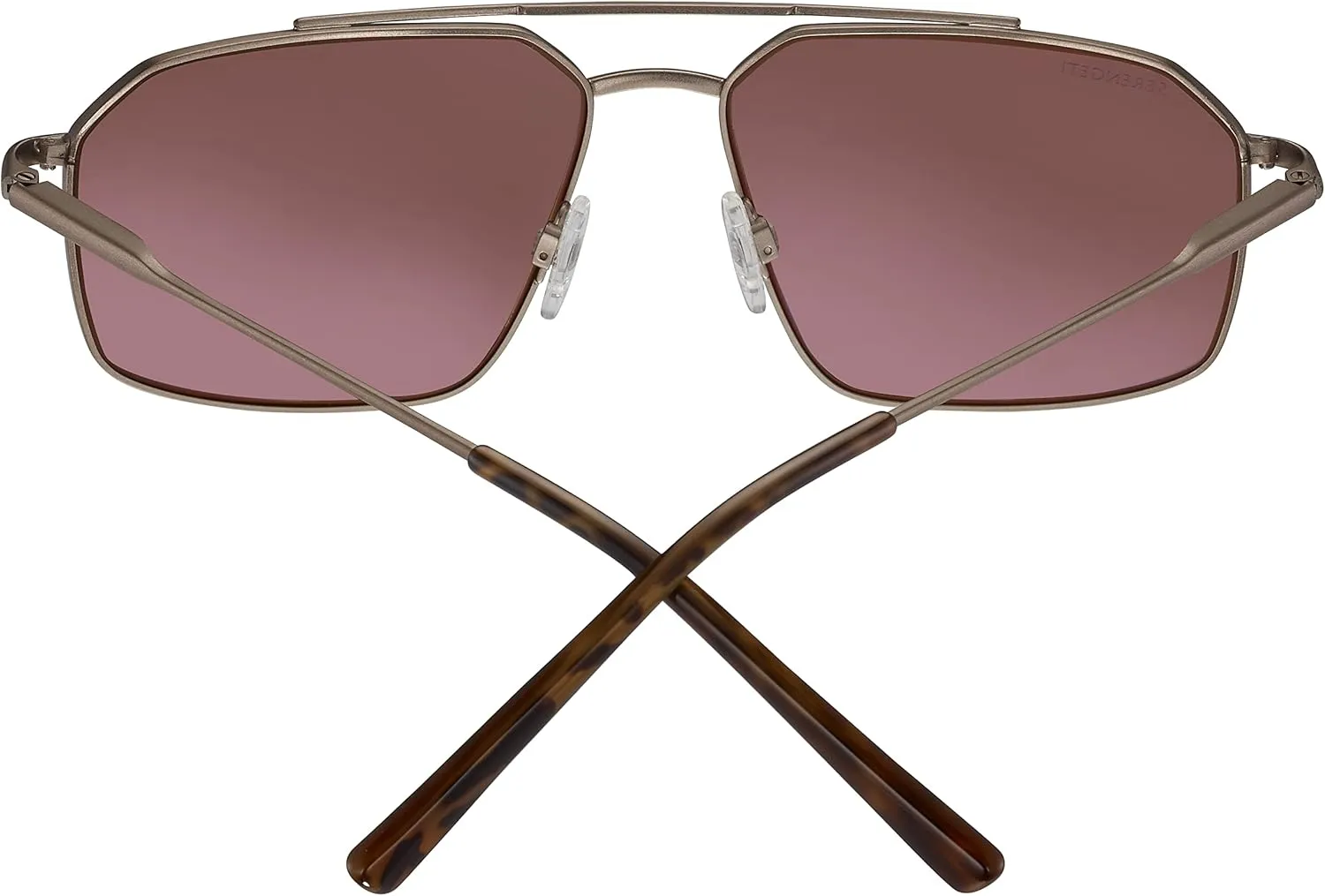 Serengeti - Wayne Square Metal Sunglasses, Polarized, Men and Women, Made in Italy