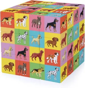 Set of Dog Funny 3x3x3 Cube Smooth Lightweight Puzzle for Adult Graphic Printing Travel