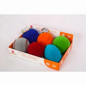 Set of 6 Sports Ball Assortment Mix (1-5 Years)