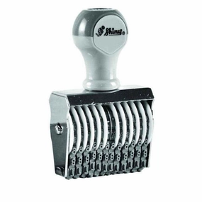 Shiny 12 Band Number Stamp 4mm N412