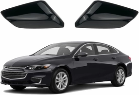 Side Mirror Cover Cap fit for Chevrolet Malibu 2016 2017 2018 2019 2020 2021 2022 2023 2024 for Chevy Malibu Driver & Passenger Side Replace 84026842 84026841 (Glossy Black/Shiny Black)