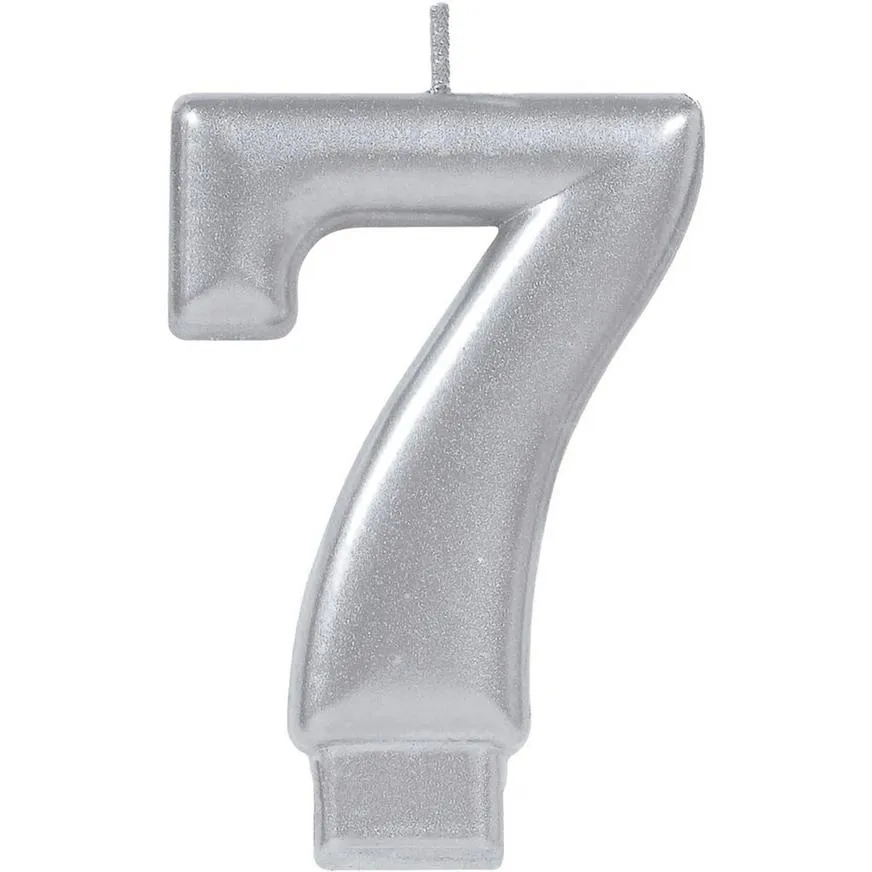 Silver #7 Candle | 1ct