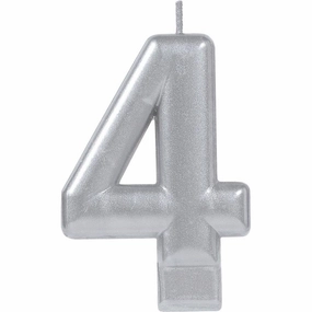 Silver #4 Candle | 1ct