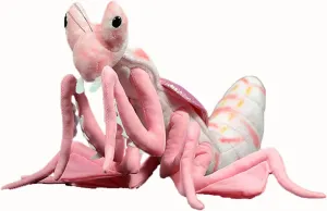 Simulation Pink Orchid Mantis Stuffed Animal 11" Long, Cute Soft Orchid Mantis Plush Toy for Kids Boys and Girls, Stuffed Toy…