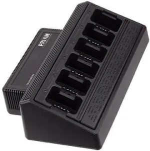 Six Bay Rapid Desk Charger for Hytera (HYT) DMR PD782 Rechargeable Two Way Radio (Built-in Power Supply)