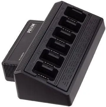 Six Bay Rapid Desk Charger for Hytera (HYT) PD782G-U1 Rechargeable Two Way Radio (Built-in Power Supply)
