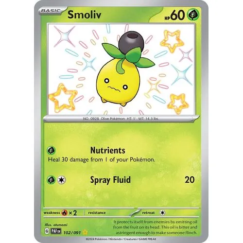Smoliv (102/091) [SV: Paldean Fates]