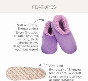 Snoozies Glam Spa Slides Womens Slippers - Cute Pedicure Slippers with Sequin Embellishments - Indoor House Pedi Shoes - Ladies Slippers