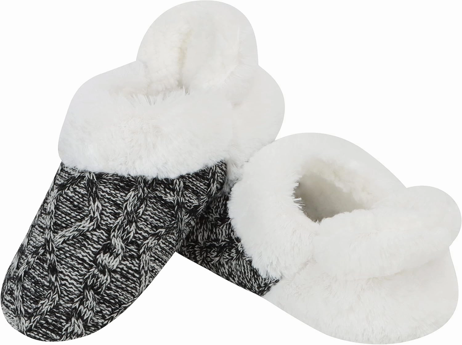 Snoozies It's a Wrap Cozy Slippers for Women with Soft and Fluffy Faux Fur, Fall and Winter Slippers for Women, Warm Indoor Slippers House Shoes