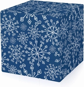 Snowflakes Funny 3x3x3 Cube Smooth Lightweight Puzzle for Adult Graphic Printing Travel