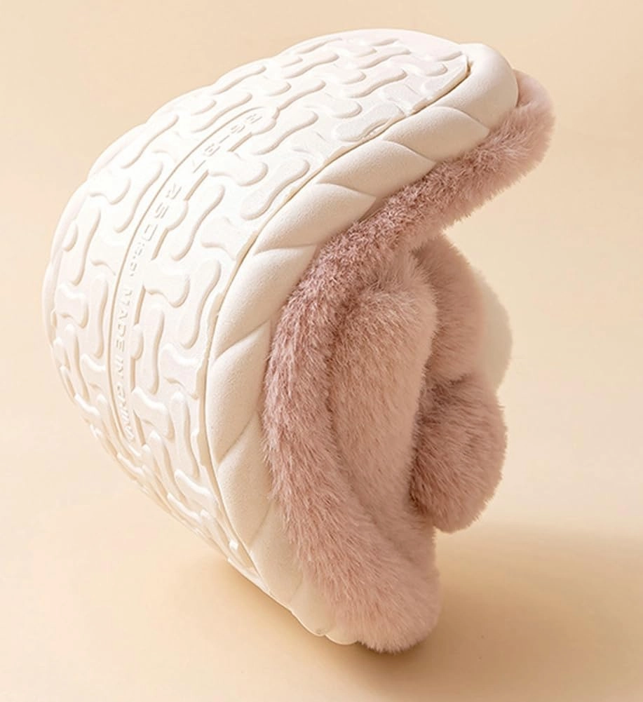 Solyinne Women's Cute Fuzzy House Slippers - Fashion Non-slip Indoor & Outdoor Slippers
