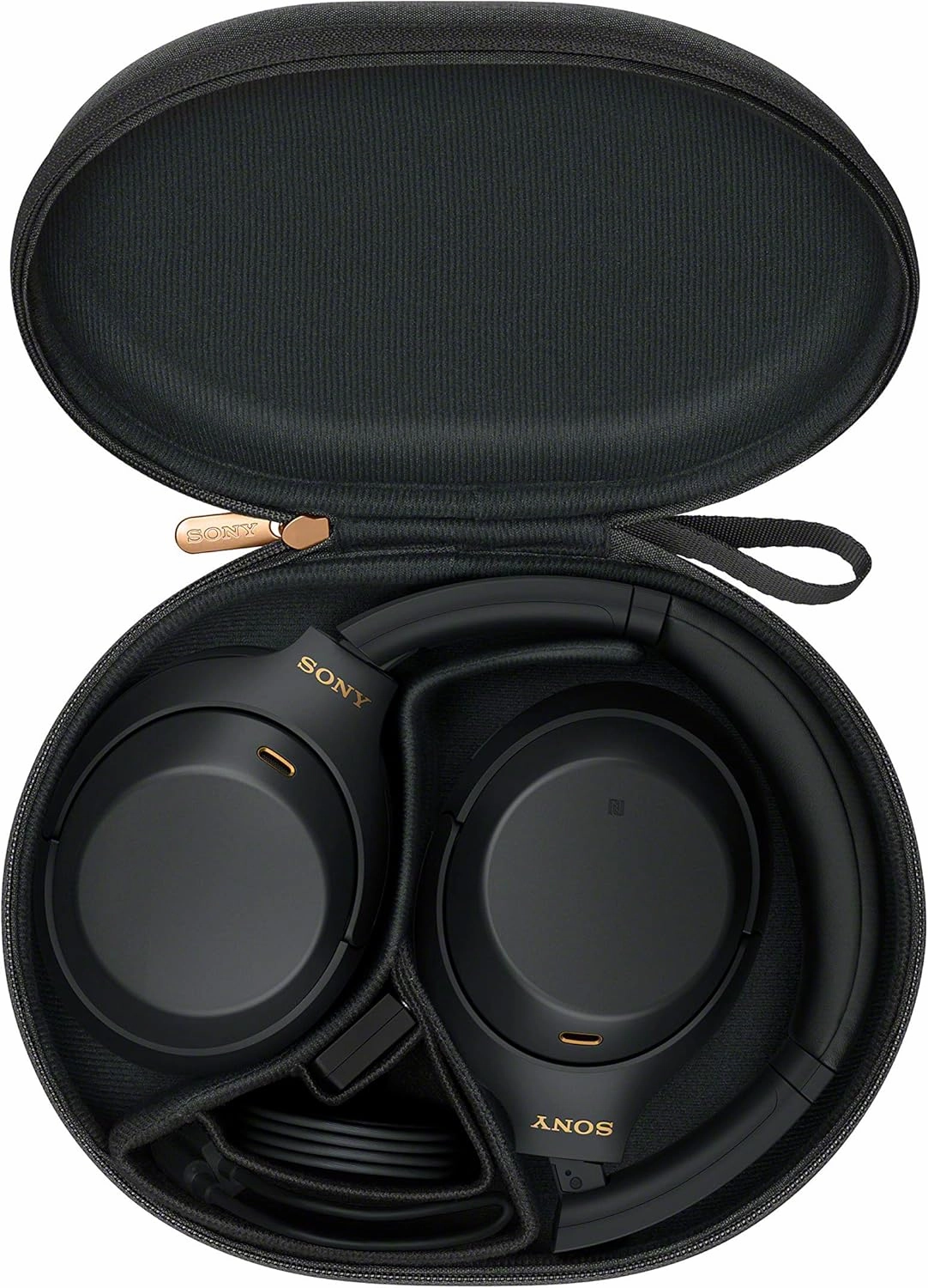 Sony WH-1000XM4 Wireless Premium Noise Canceling Overhead Headphones with Mic for Phone-Call and Alexa Voice Control, Black WH1000XM4