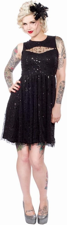 Sourpuss Black Sparkle Lux Dress from Clothing (Small)