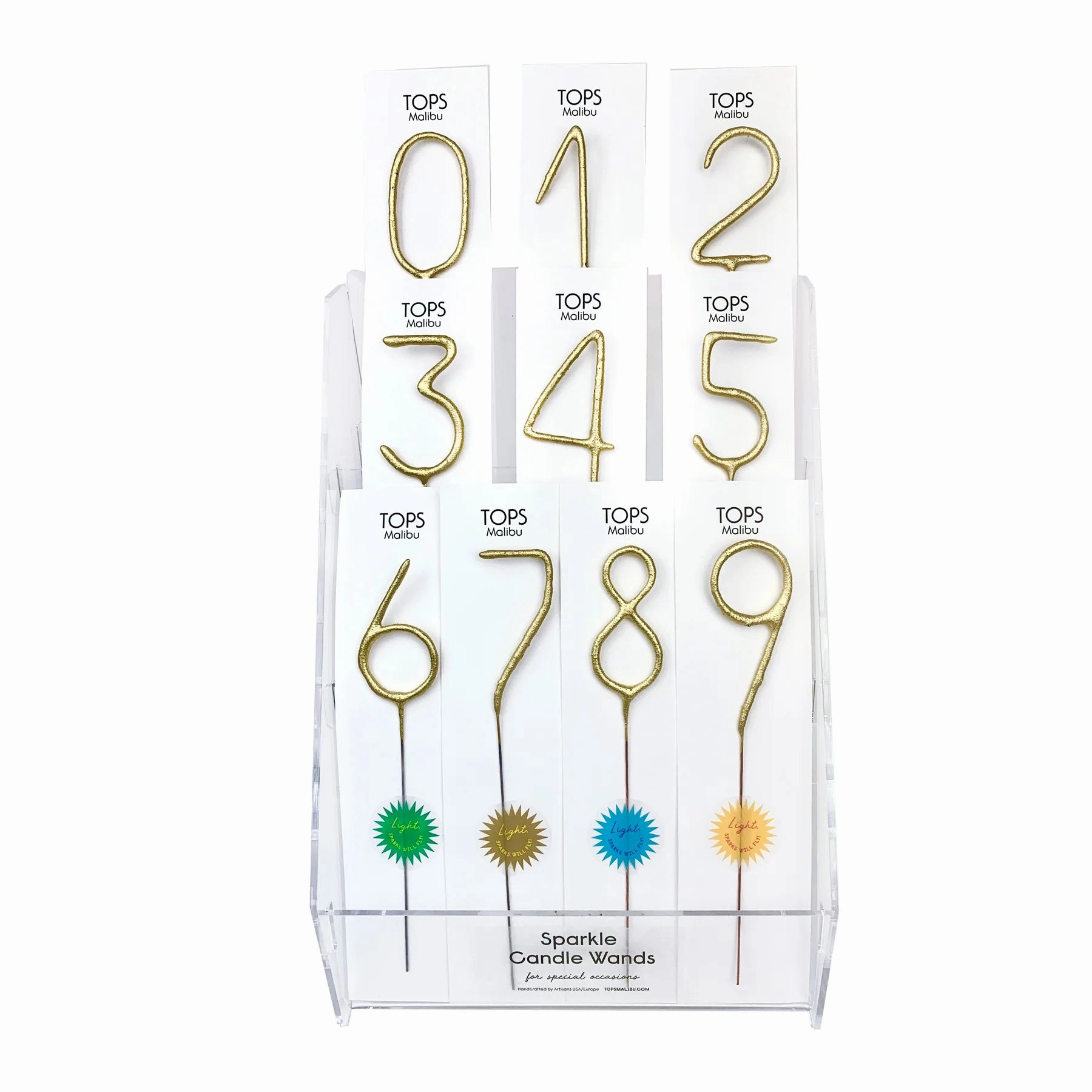 Sparkler Number Candles