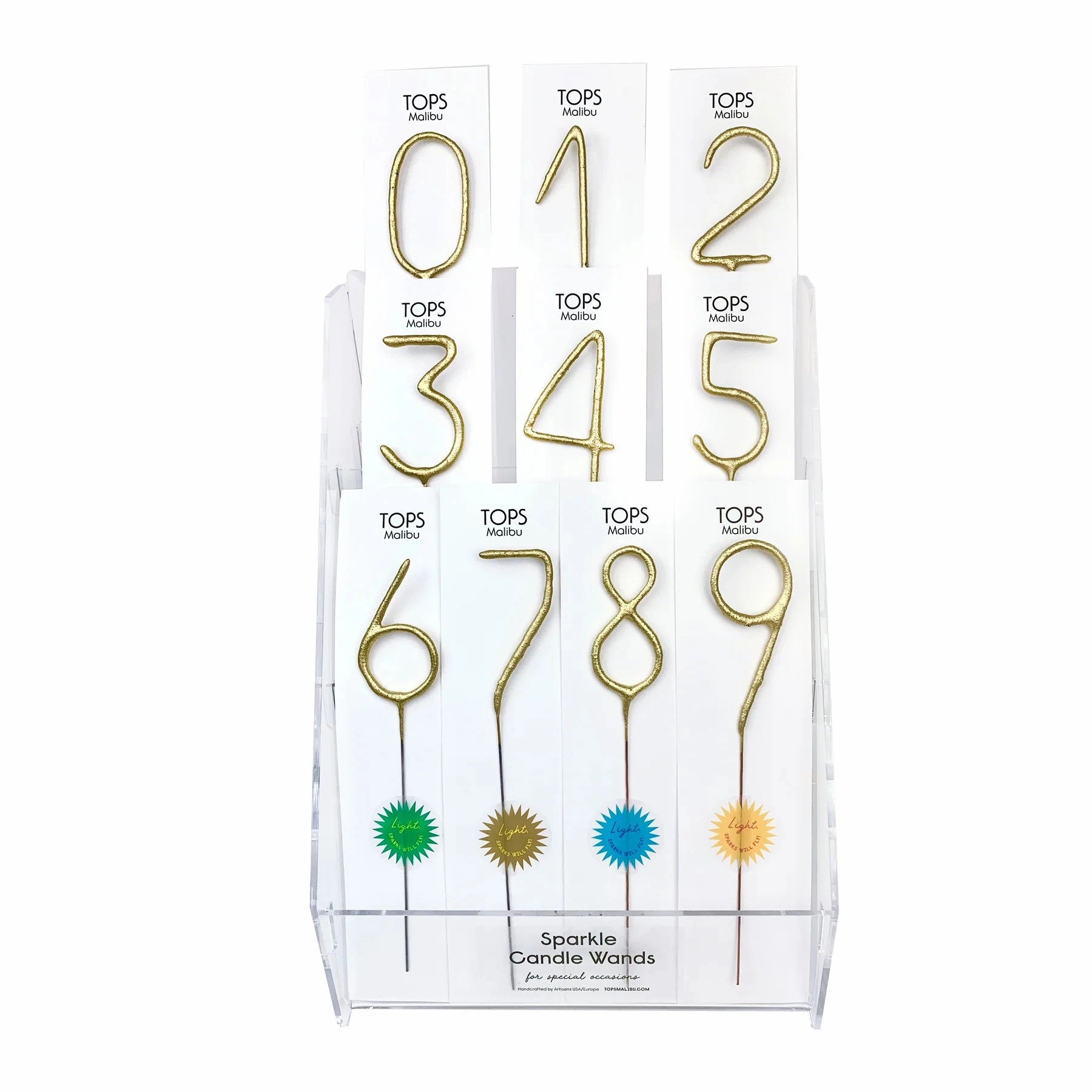 Sparkler Number Candles