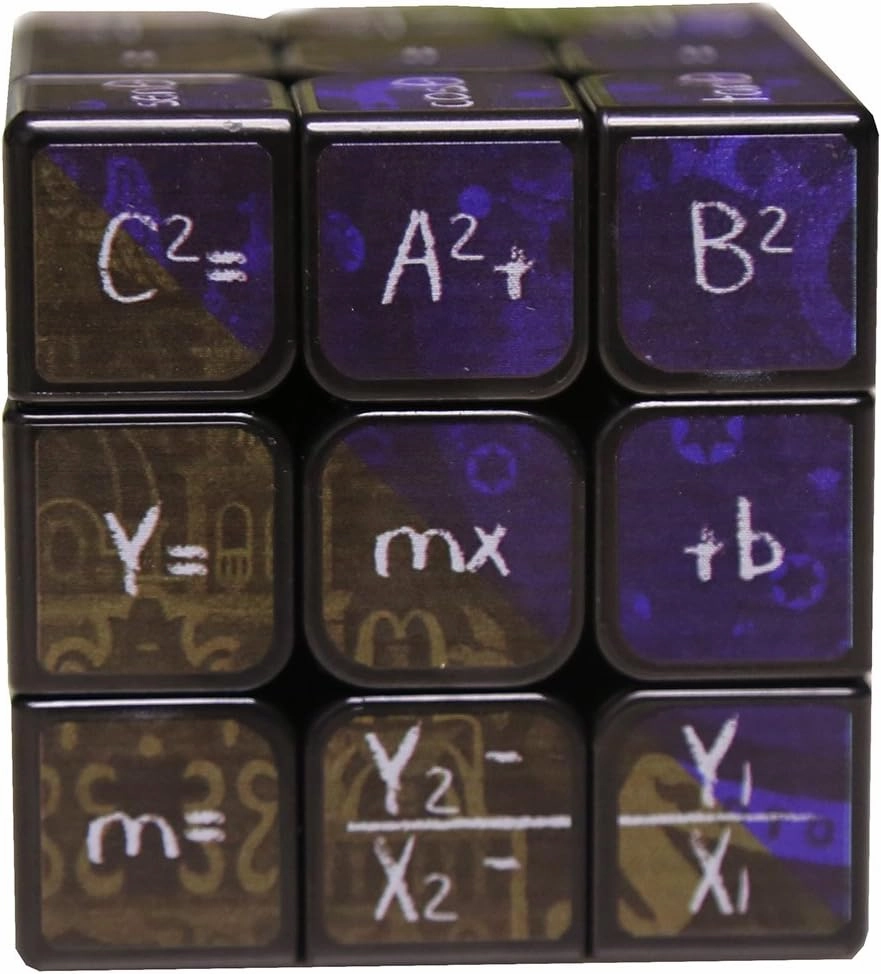 Speed Cube 3x3 Math Formula Magic Cube Puzzles,Creative Educational Toys for Kids Students Adults