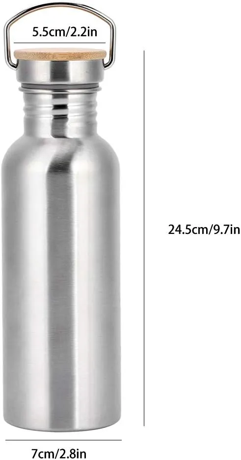 Sport Flask, Stainless Steel Water Bole, Metal Water Bole for Travel, Outdoor Sports, Cam, Hiking, and Cycling.(750ml)
