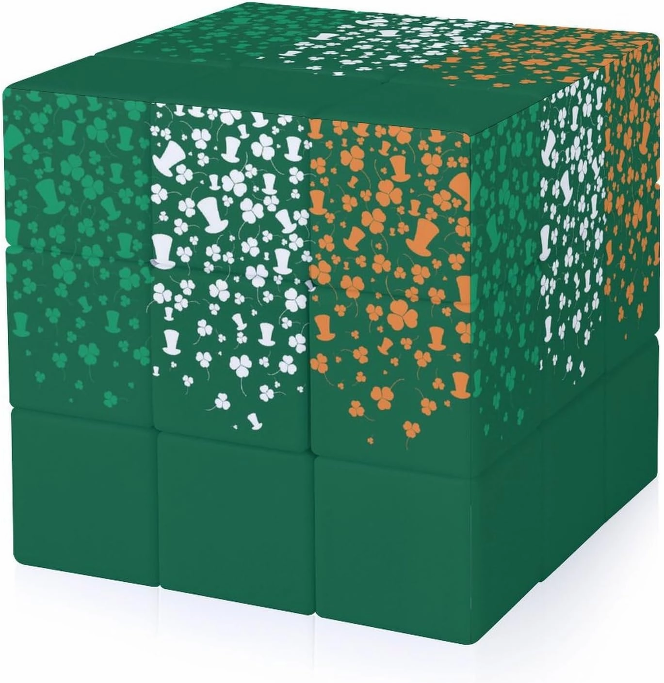 St Patricks Day Funny 3x3x3 Cube Smooth Lightweight Puzzle for Adult Graphic Printing Travel