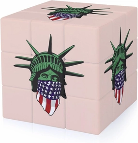 Statue of Liberty U.S. Funny 3x3x3 Cube Smooth Lightweight Puzzle for Adult Graphic Printing Travel