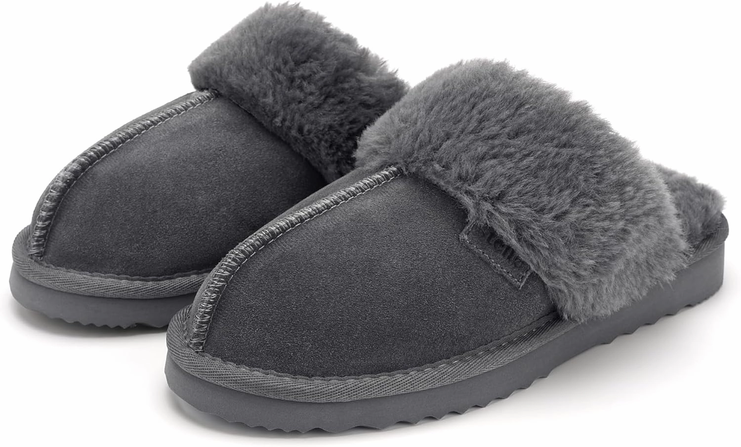 Stelle Women's Furry Platform Comfy Slippers Winter Fluffy Cozy Plush Home Shoes Indoor Outdoor