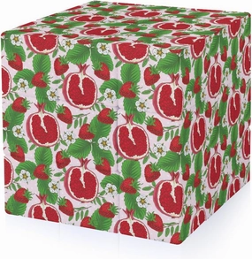 Strawberries Guava Flowers Funny 3x3x3 Cube Smooth Lightweight Puzzle for Adult Graphic Printing Travel