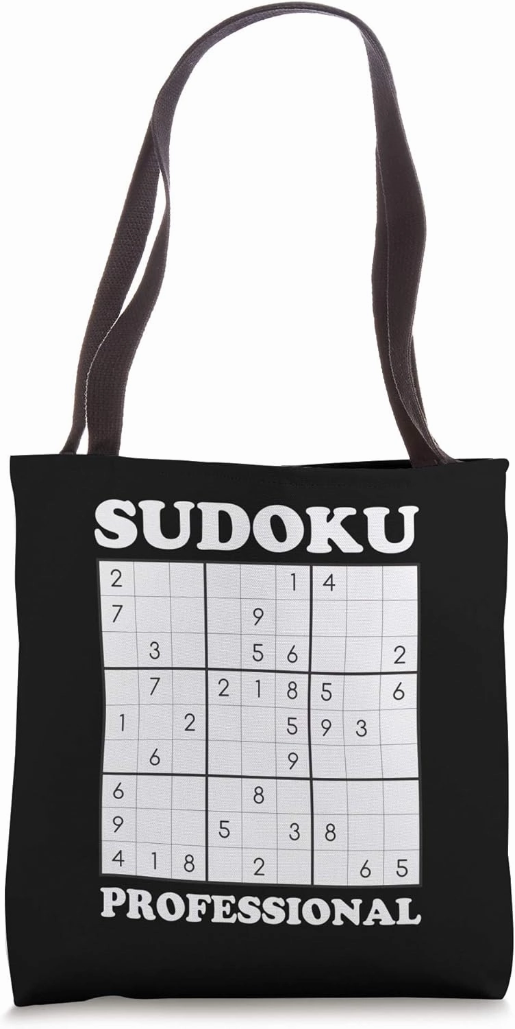 Sudoku Puzzle Game Lover Graphic Tote Bag