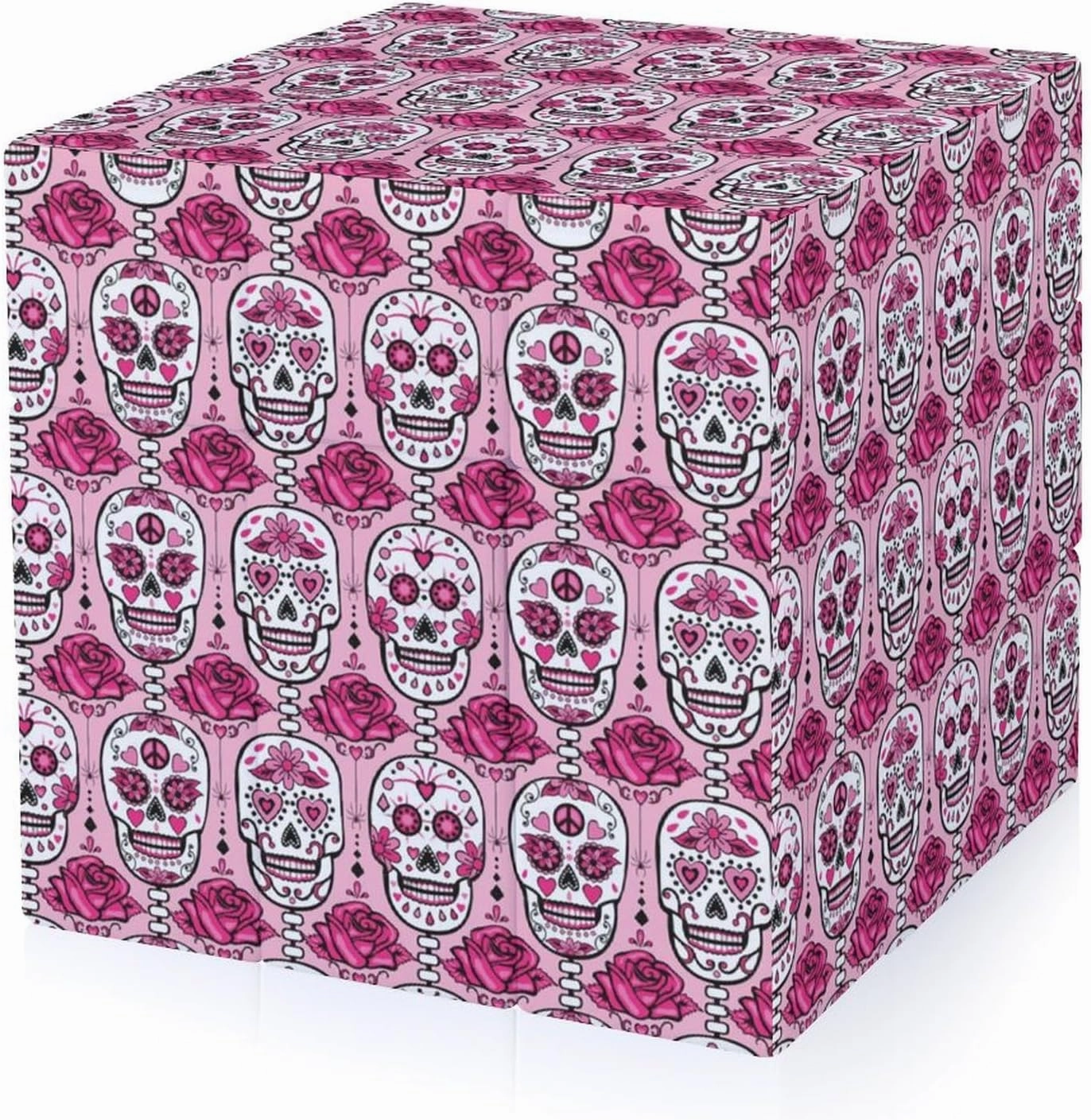 Sugar Skulls Funny 3x3x3 Cube Smooth Lightweight Puzzle for Adult Graphic Printing Travel