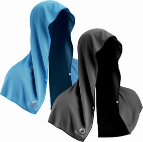 Sukeen Cooling Hoodie Towel, Absorbent Quick-Drying Cooling Towels for Neck and Face, UV Sun Protection Cooling Neck Wraps Sport Head Cooling Towel Hot Weather