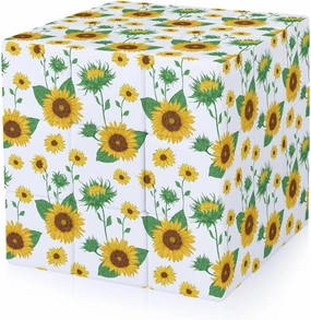 Sunflower Funny 3x3x3 Cube Smooth Lightweight Puzzle for Adult Graphic Printing Travel