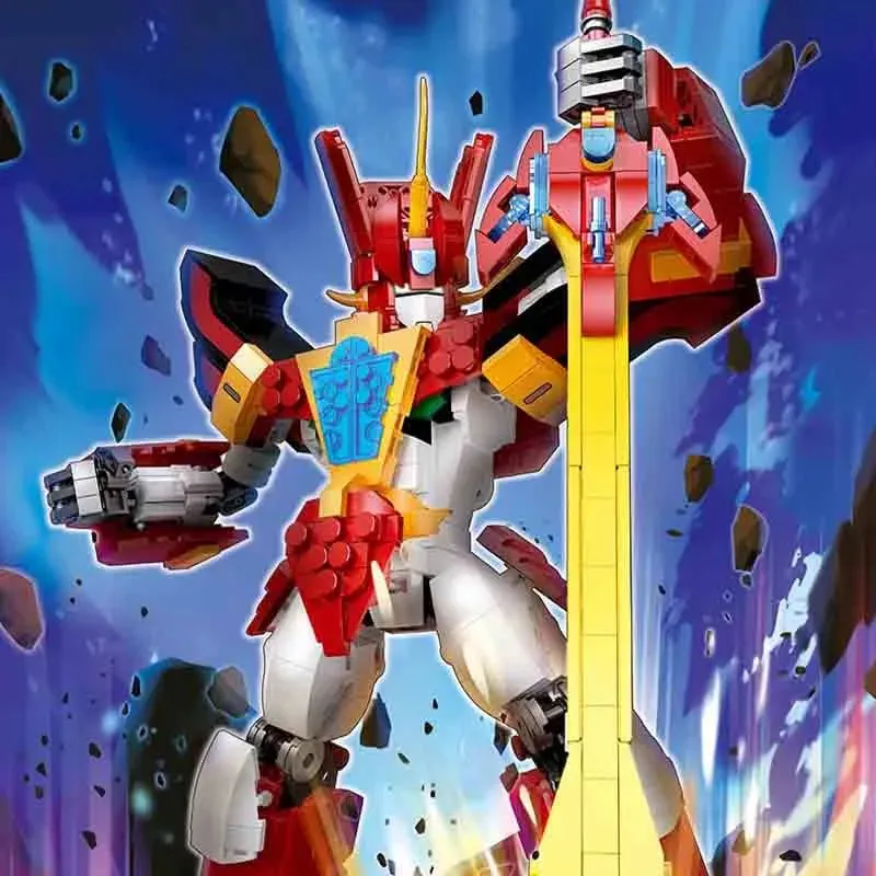 Super Hero Mecha Earth Warrior Bricks Toy