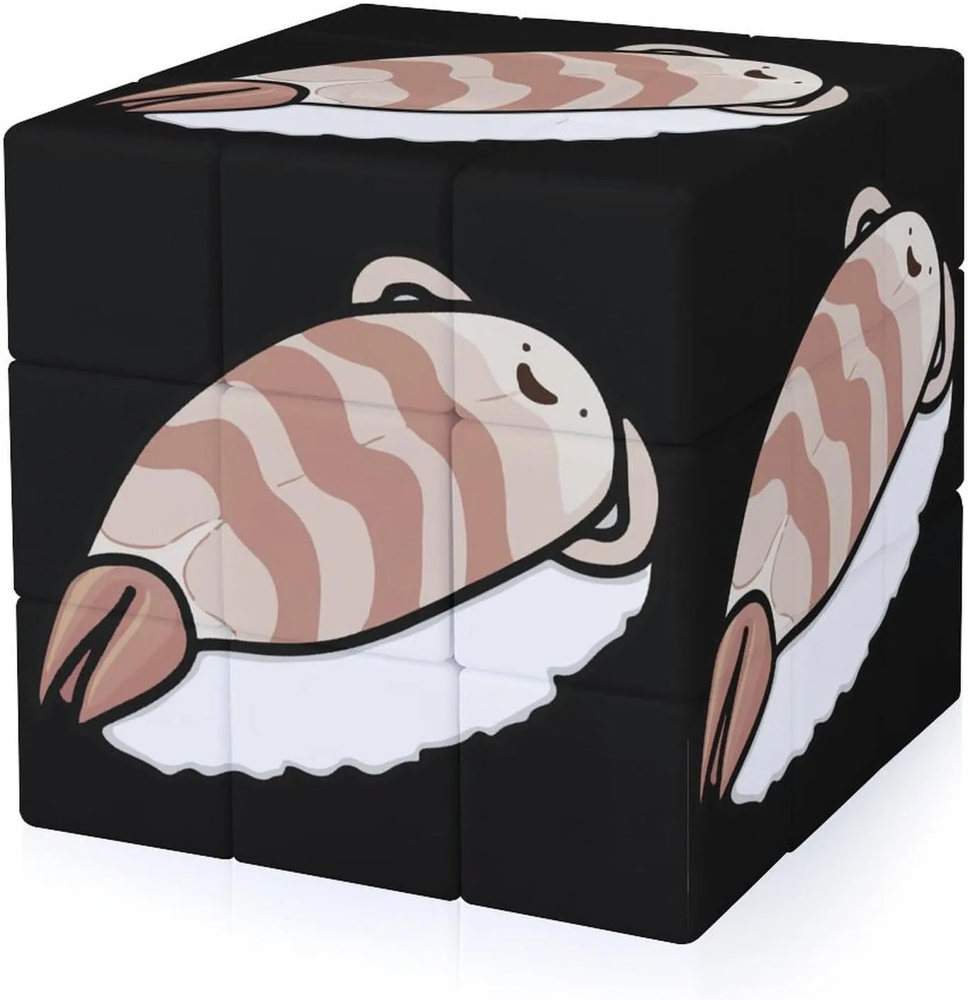 Sushi Bed Adults 3x3x3 Color-Matching Smooth Fully Printed Cube Gift