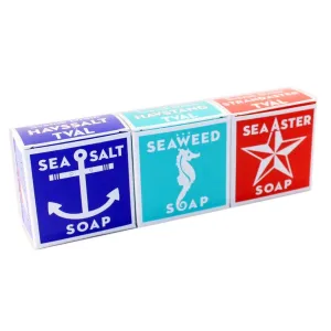 Swedish Dream 3 Pack Mix Set (Sea Salt   Seaweed   Sea Aster) Soap Bar 4 oz USA