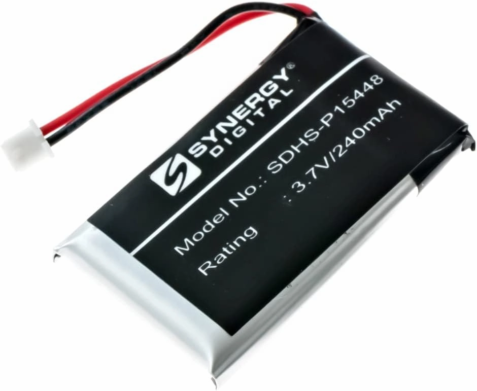 Synergy Digital Wireless Headset Batteries, Compatible with MITEL 50005711, 50006764 Wireless Headset Batteries (Li-Pol, 3.7V, 240mAh), Set of 4
