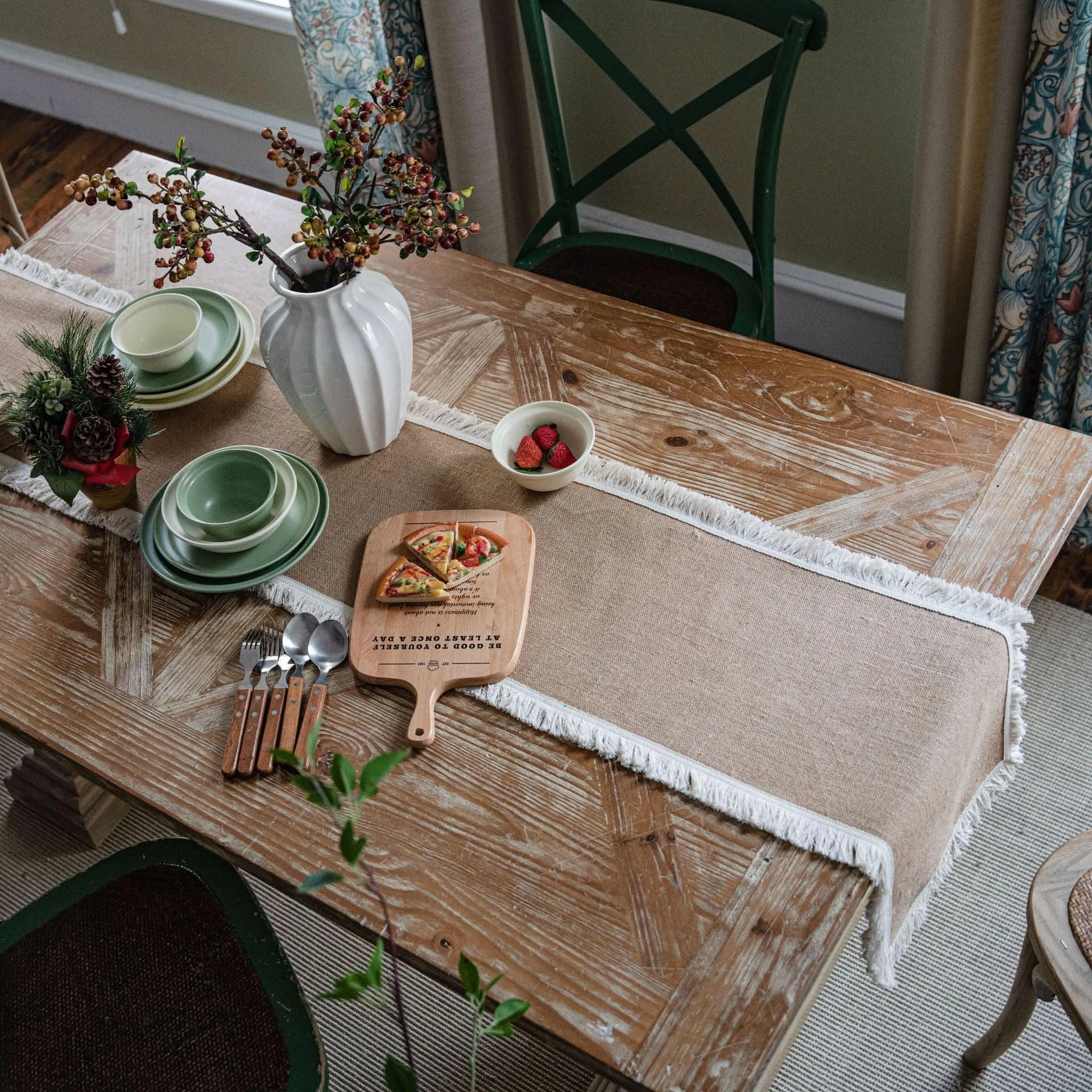 Table Runner – Natural Jute Woven