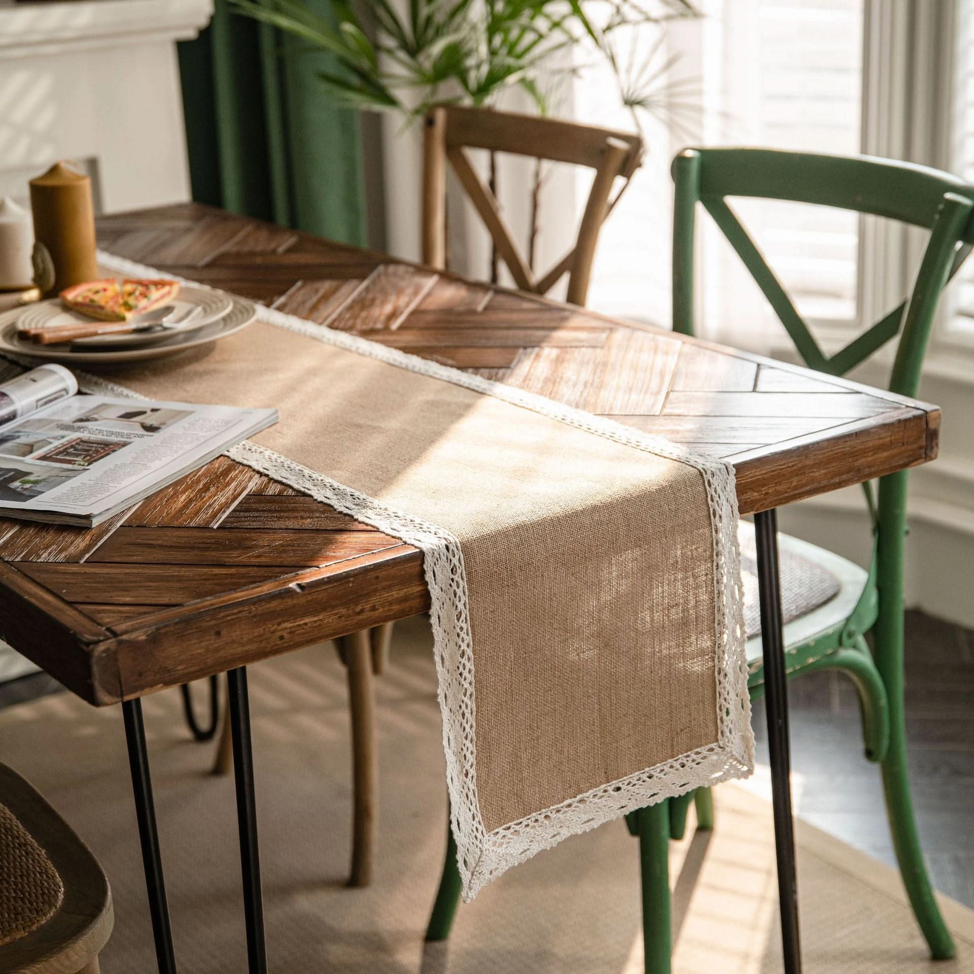 Table Runner – Natural Jute Woven