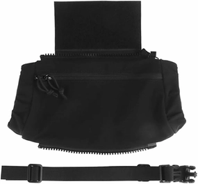 Tactical Hand Warmer Bag, Portable Drop Hanger Waist Handwarmer Pouch Reusable Hand Warming Muff with Zipped Pocket and Adjustable Strap for Hunting,Camping,Working,Hiking