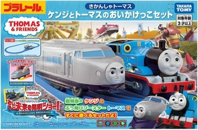 Takara Tomy Plarail Thomas The Tank Engine Kenji and Thomas Okake Set for Boys